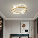 Modern LED ceiling light with remote control for interior decor