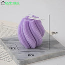 decorative swirl scented candles aesthetic aromatic for home