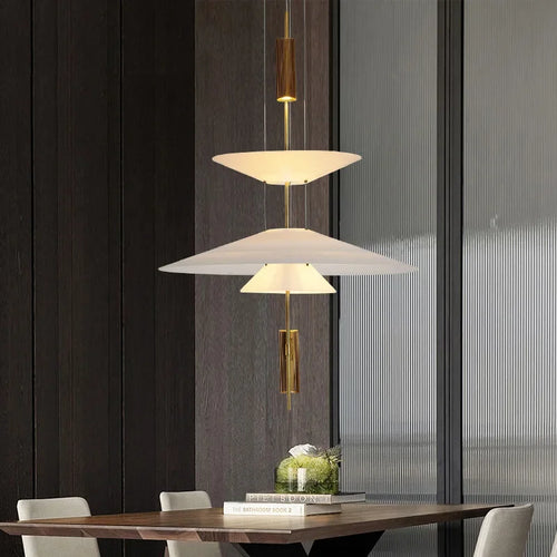 Sandyha modern flying saucer style LED chandelier for interior decoration - vue 3 sur 15
