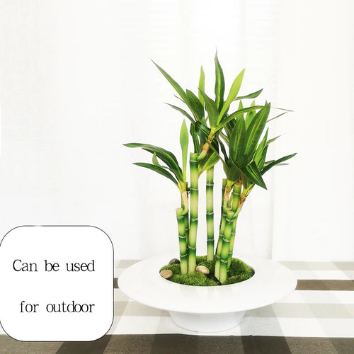 Artificial bamboo plants for indoor and outdoor decoration - vue 6 sur 13