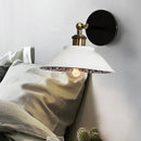 Modern blue and white porcelain wall light