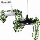 Diy plant pendant light for modern interior decor