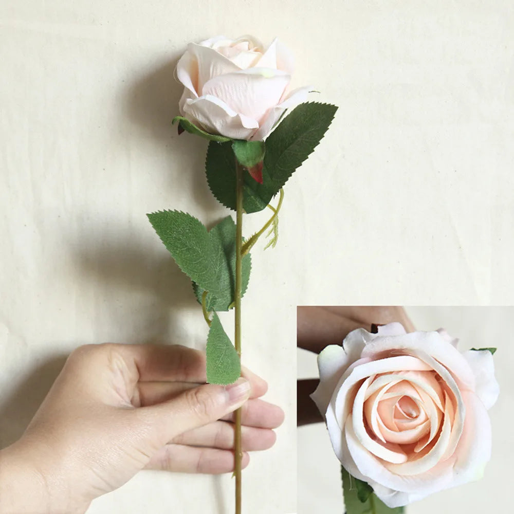 Artificial flannel flower for indoor and wedding decoration - vue 7 sur 15