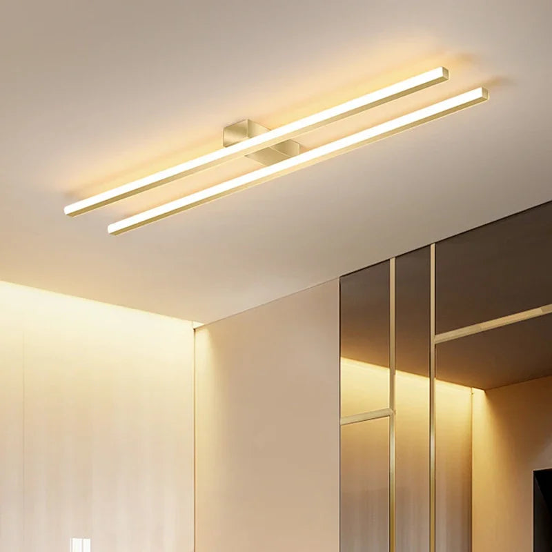 Modern nordic long bar LED ceiling light