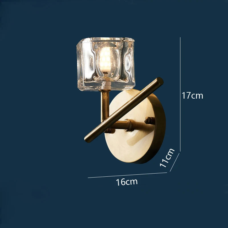 Luxury crystal wall light for interior decoration - vue 8 sur 8