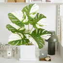 Artificial tropical plant with banana leaves for garden decoration