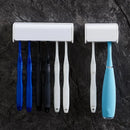 wall-mounted toothbrush and toothpaste holder without drilling