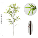 Artificial bamboo leaves for event and party decoration