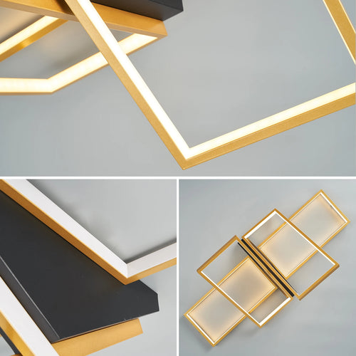 Modern LED ceiling light for elegant interior décor - vue 5 sur 10