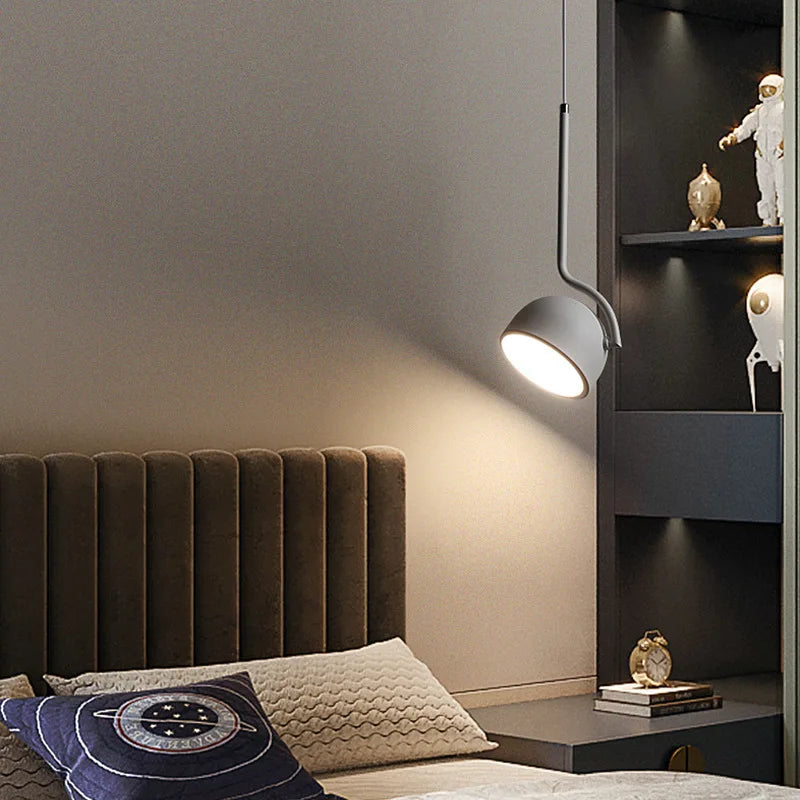 Modern rotating Nordic design chandelier for interior decoration - vue 4 sur 9