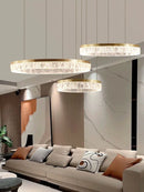 Modern circular ring chandelier for interior decoration