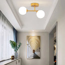 Led ceiling light nordic sphere for bedroom, living room, hallway decor