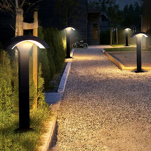 lampe led extérieure étanche avec détecteur de mouvement décorative - vue 4 sur 6