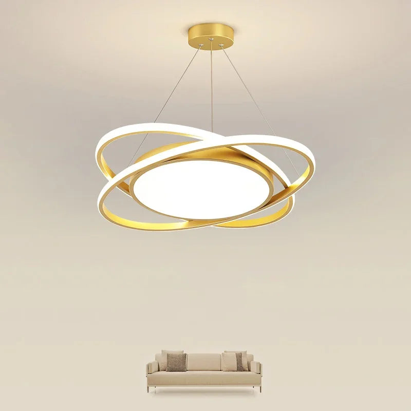 Modern LED pendant ceiling light for decorative interiors