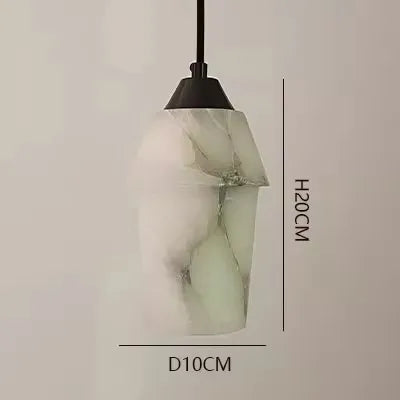 hanging chandelier led marble collection retro vintage style