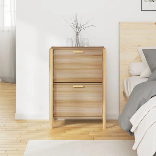 Shoe cabinet 57,5x33x80 cm wood Engineering - vue 4 sur 6