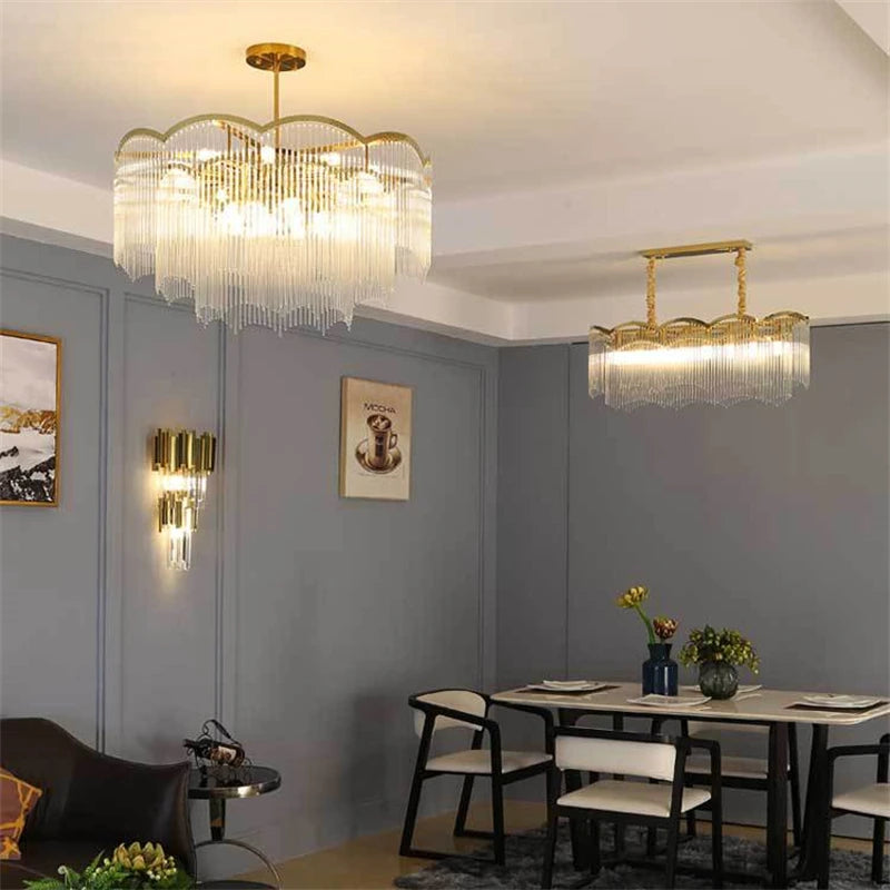 Modern luxury crystal chandelier for interiors