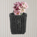 wicker hanging basket for flower wall decoration