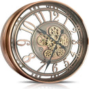 metal mobile wall clock stylish and durable interior decoration