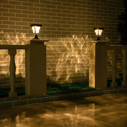 Waterproof outdoor solar LED lamp for garden and outdoor spaces - vue 6 sur 7