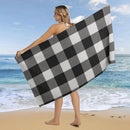 Lightweight cartoon print sand-free beach towel