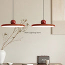 Retro medieval Bauhaus UFO pendant light for restaurant, living room, study, creative LED interior chandelier
