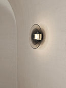Creative minimalist glass LED wall light for interior