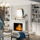 Modern decorative wall mirror with elegant sunburst design