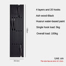 wooden wall coat rack for clothes and keys