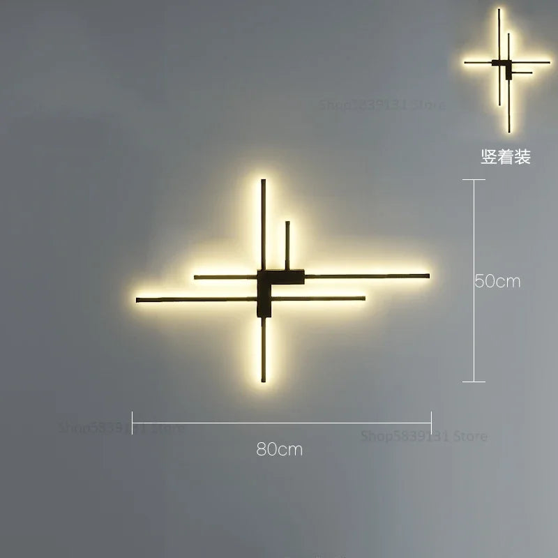 Modern creative wall light for stylish interior decor - vue 11 sur 22