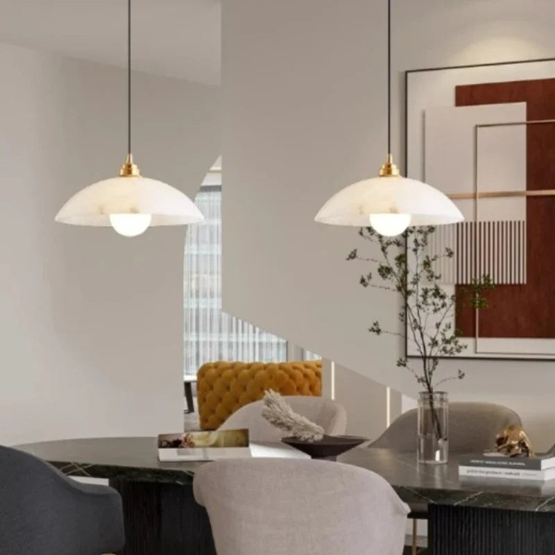 Natural marble nordic design chandelier for interior decoration