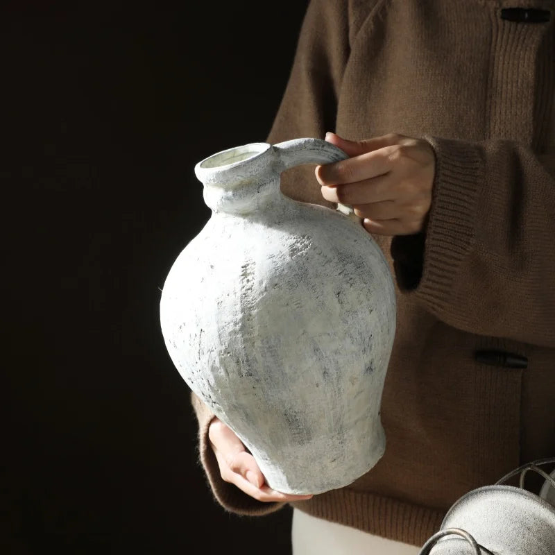 handmade retro ceramic vases for floral decoration