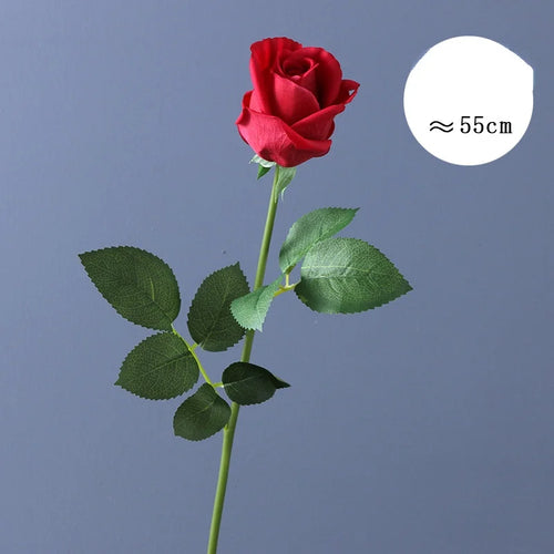 Artificial latex rose flower for wedding decoration and events - vue 8 sur 14