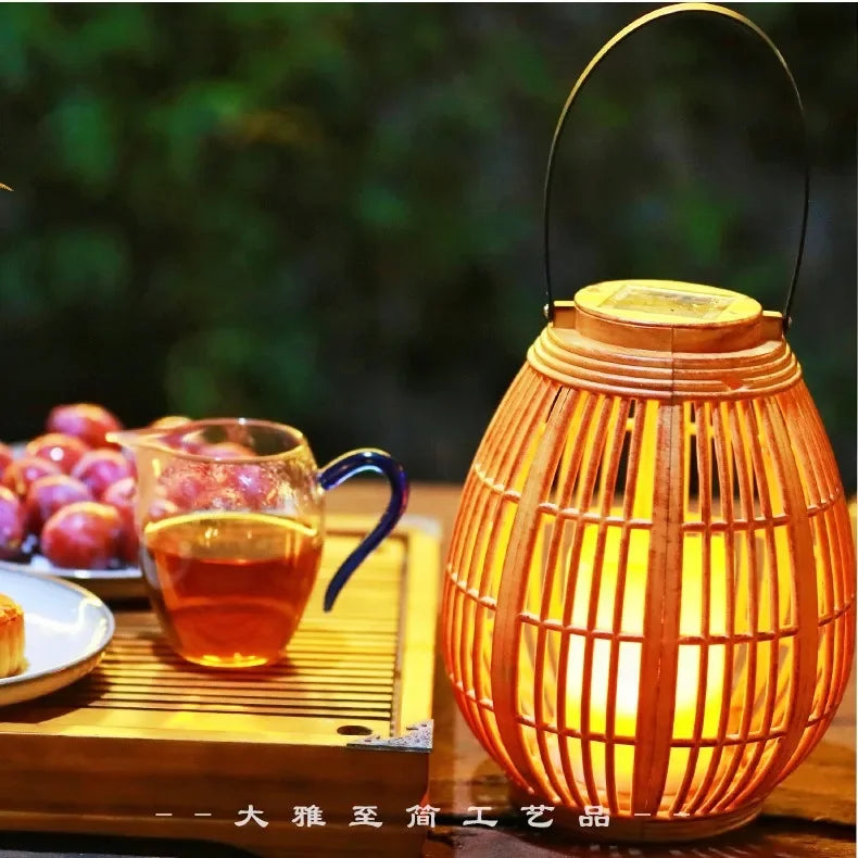 Hanging solar lanterns for outdoor and garden lighting - vue 4 sur 7