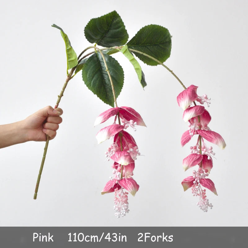 Tropical medinilla magnifica artificial flowers for indoor decoration