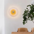 Wavy glass wall light for hallway, entrance and staircase