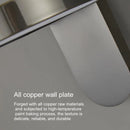 Modern minimalist copper wall light