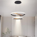 Modern round ring chandelier for indoor lighting