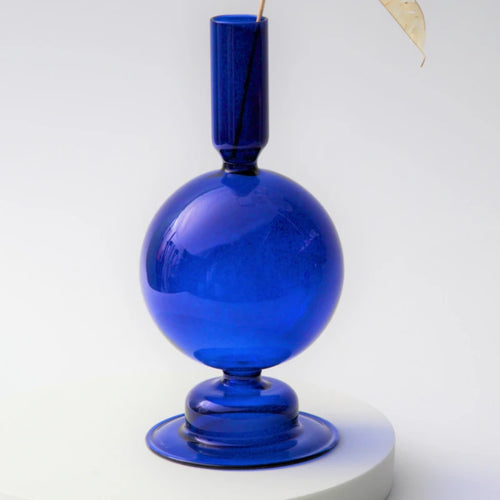 Glass taper candle holders for wedding table decoration - vue 24 sur 32