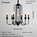 Retro luxury American style crystal chandelier