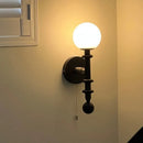 Premium vintage wall light with pull switch