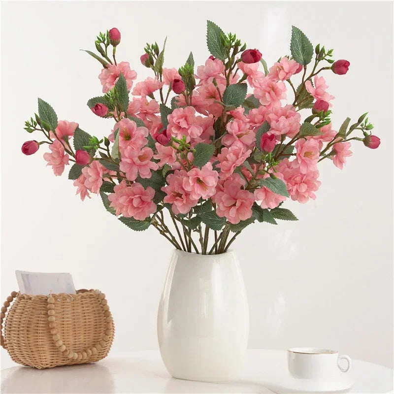 Artificial silk rose bouquet for interior decoration - vue 3 sur 11