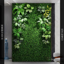 Artificial plant wall for outdoor decoration and landscaping