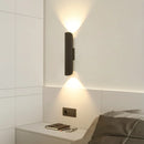 Designer wall light with full spectrum eye protection and warm ambience