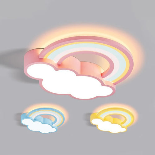 Modern LED cloud ceiling light for children's bedroom - vue 7 sur 9