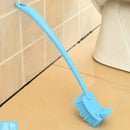 long handled plastic cleaning brush for difficult corners