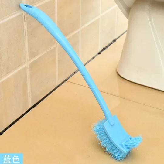 long handled plastic cleaning brush for difficult corners - vue 8 sur 8