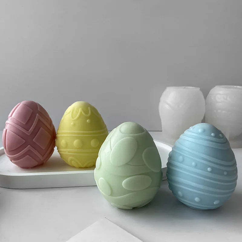 DIY Easter egg silicone candle mold - vue 3 sur 21