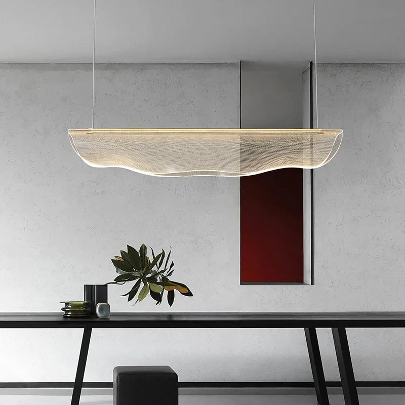 Modern minimalist decorative acrylic LED chandelier