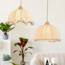 Nordic cotton and linen fabric chandelier